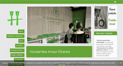 Desktop Screenshot of hondarribiarraundenda.com