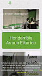 Mobile Screenshot of hondarribiarraundenda.com
