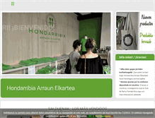 Tablet Screenshot of hondarribiarraundenda.com